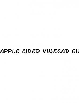 apple cider vinegar gummies weight loss