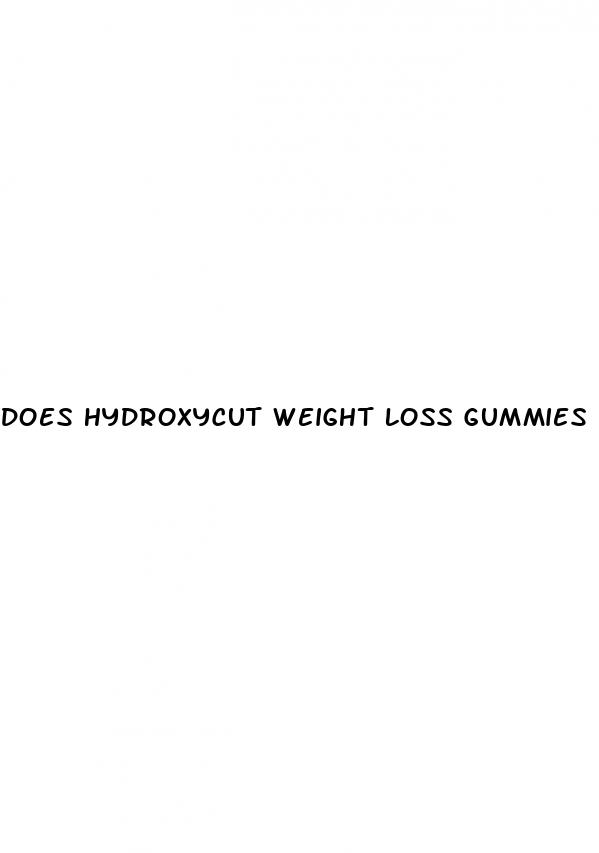does hydroxycut weight loss gummies work