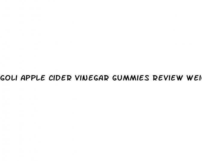 goli apple cider vinegar gummies review weight loss