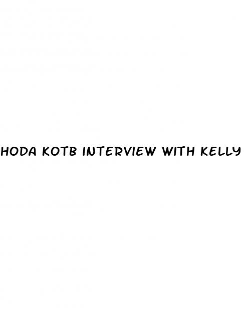 hoda kotb interview with kelly clarkson weight loss