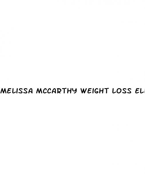 melissa mccarthy weight loss ellen