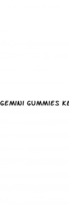 gemini gummies keto