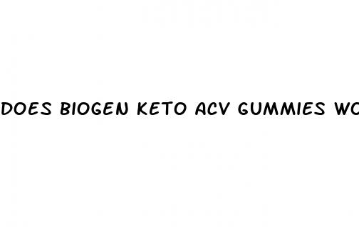 does biogen keto acv gummies work