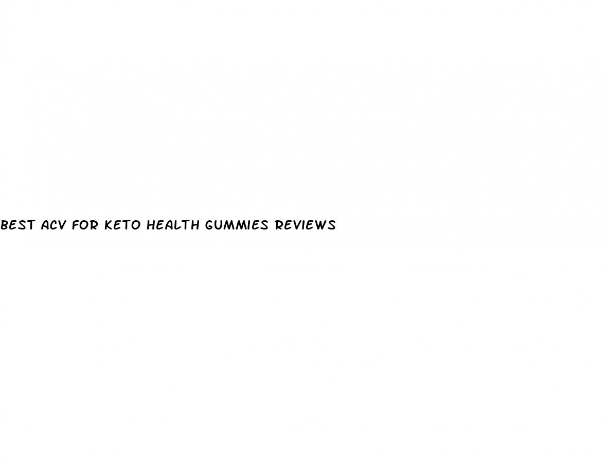 best acv for keto health gummies reviews
