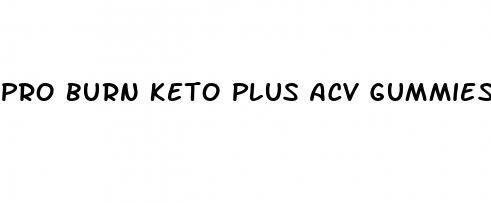 pro burn keto plus acv gummies reviews