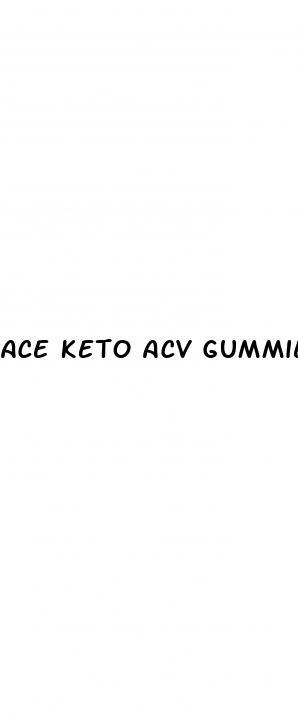 ace keto acv gummies side effects