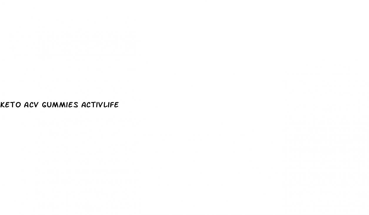 keto acv gummies activlife
