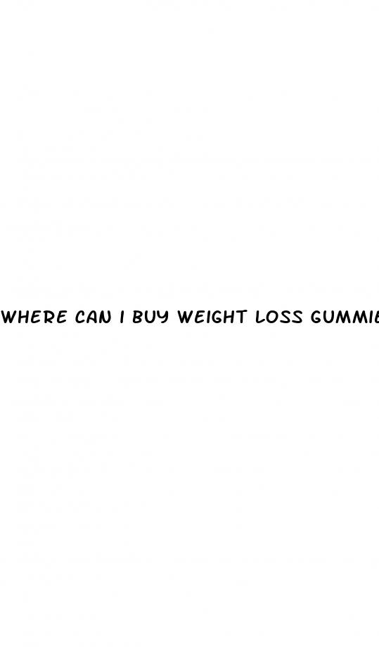 where can i buy weight loss gummies
