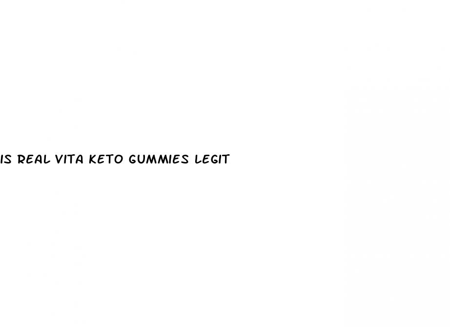 is real vita keto gummies legit