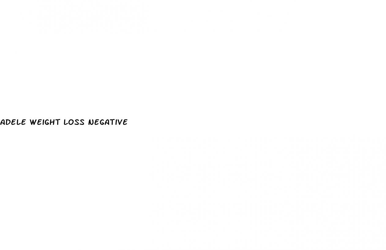 adele weight loss negative