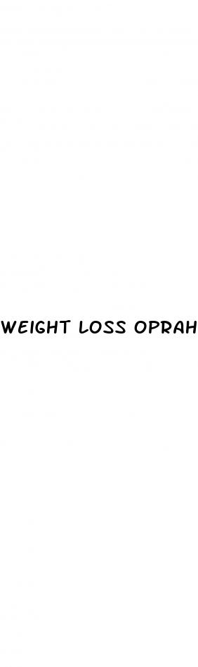 weight loss oprah winfrey