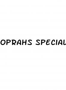 oprahs special about weight loss