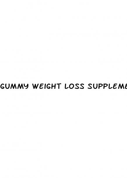 gummy weight loss supplements