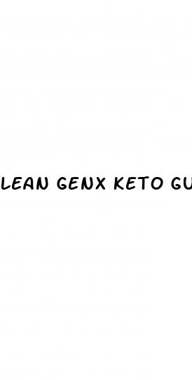lean genx keto gummies