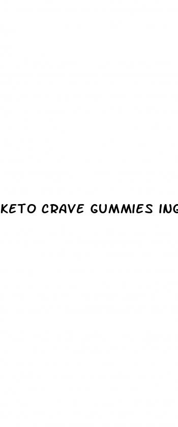 keto crave gummies ingredients