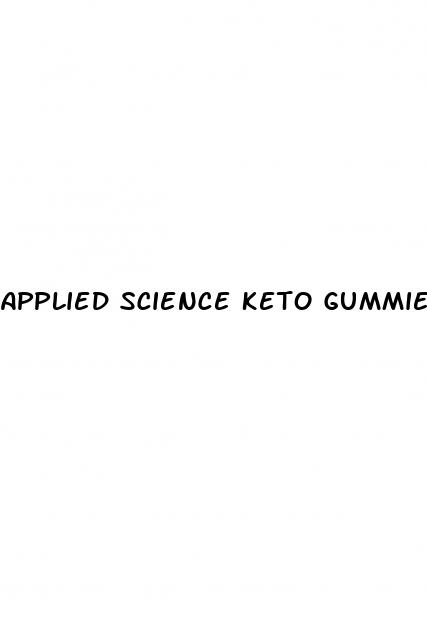 applied science keto gummies review