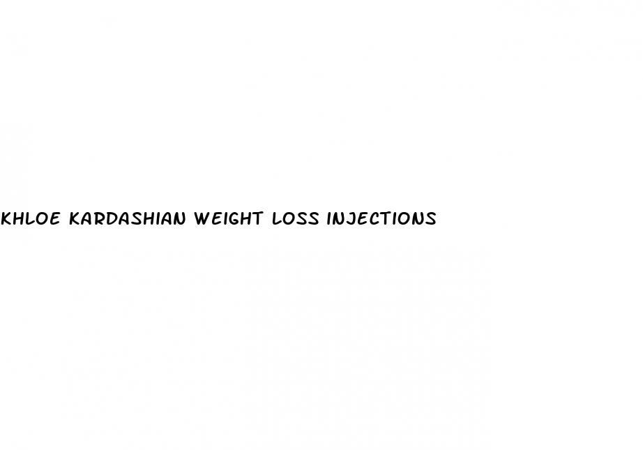 khloe kardashian weight loss injections