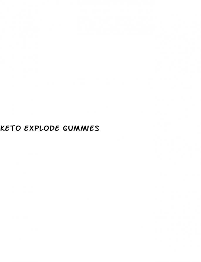 keto explode gummies