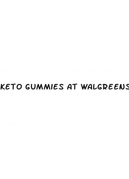 keto gummies at walgreens