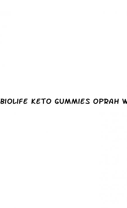 biolife keto gummies oprah winfrey