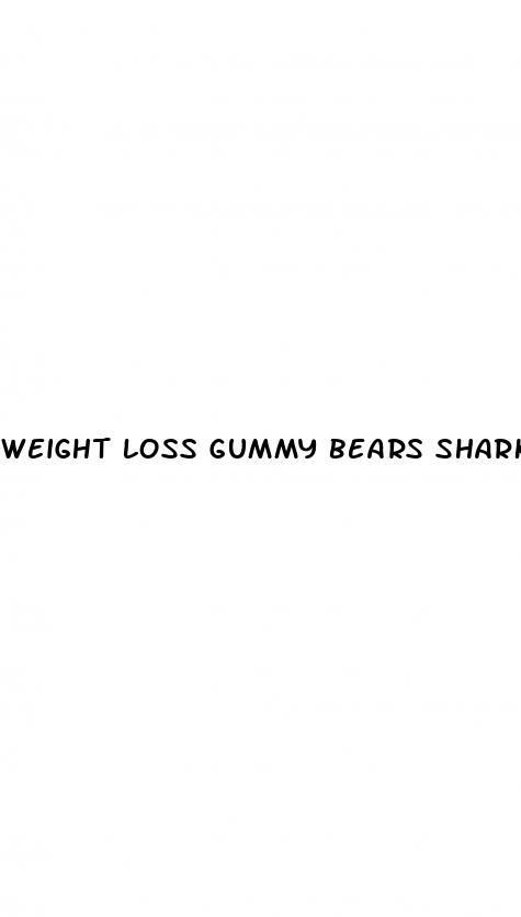 weight loss gummy bears shark tank