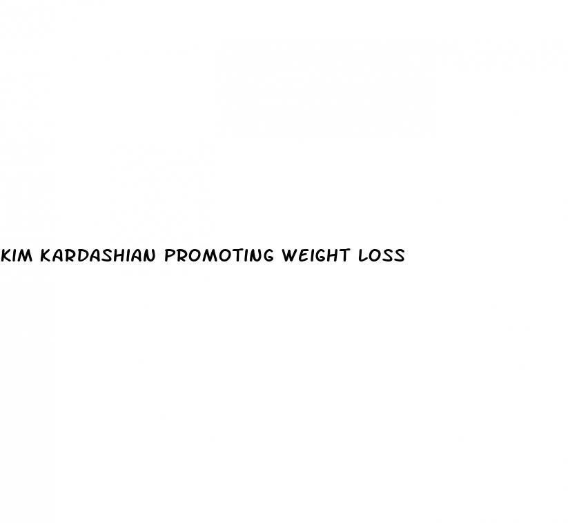 kim kardashian promoting weight loss