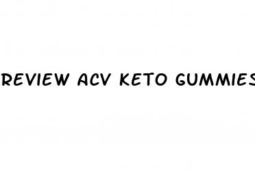 review acv keto gummies