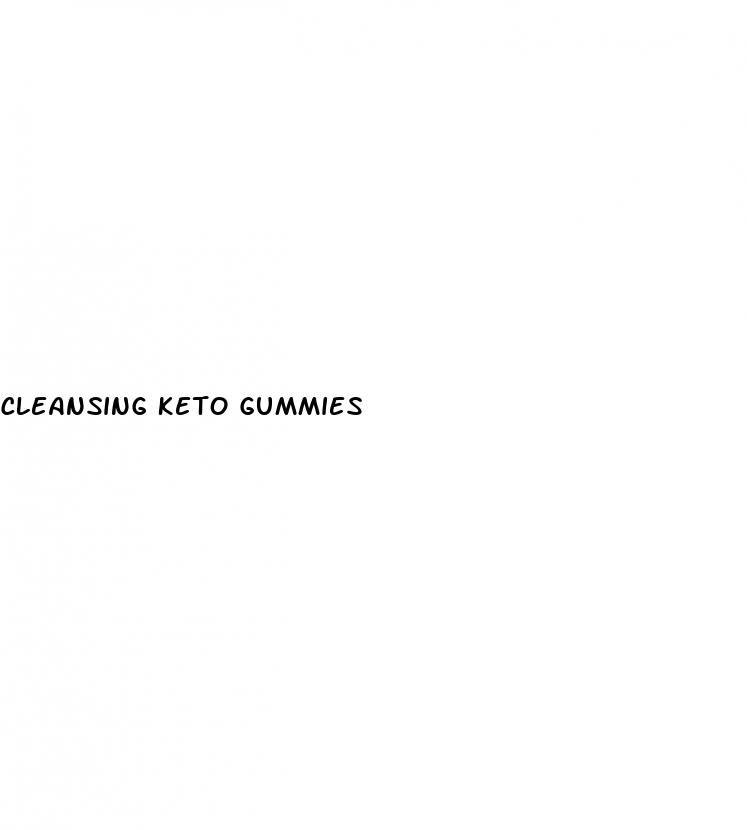 cleansing keto gummies