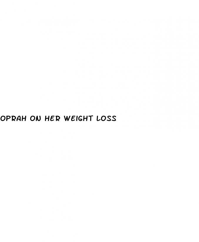 oprah on her weight loss