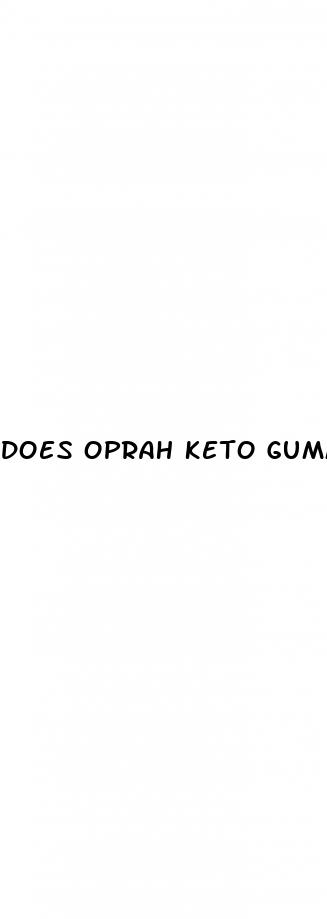 does oprah keto gummies work