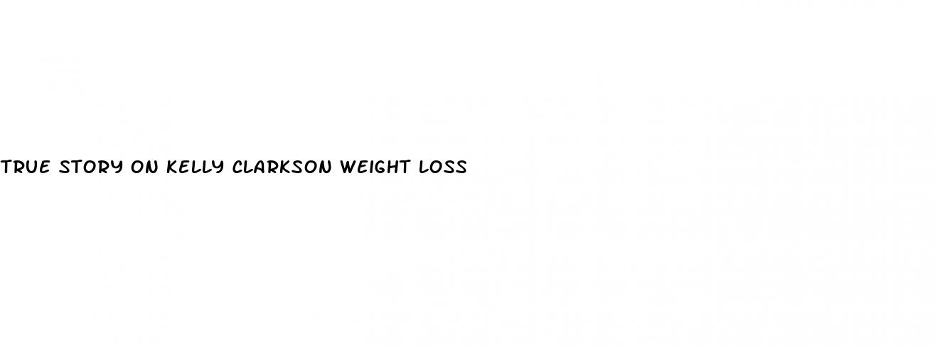 true story on kelly clarkson weight loss