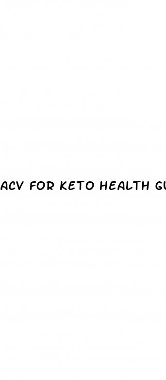 acv for keto health gummies