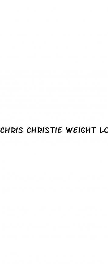 chris christie weight loss surgery regain weight