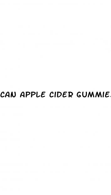 can apple cider gummies help with weight loss