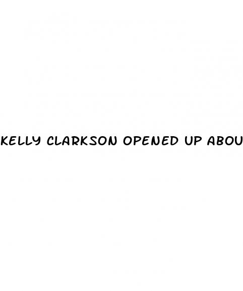 kelly clarkson opened up about her weight loss