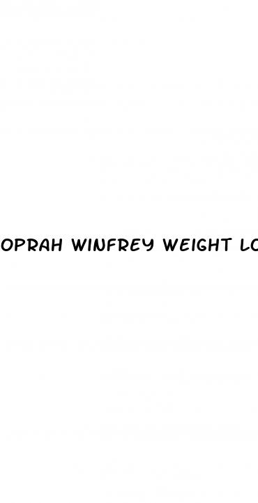 oprah winfrey weight loss