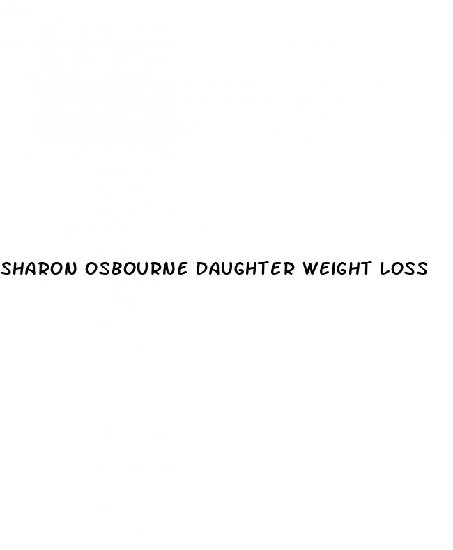 sharon osbourne daughter weight loss