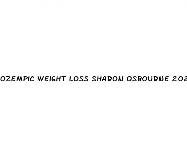 ozempic weight loss sharon osbourne 2024