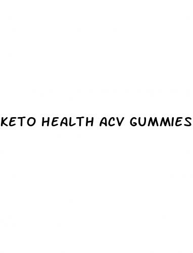 keto health acv gummies