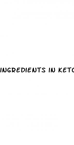 ingredients in keto flo gummies