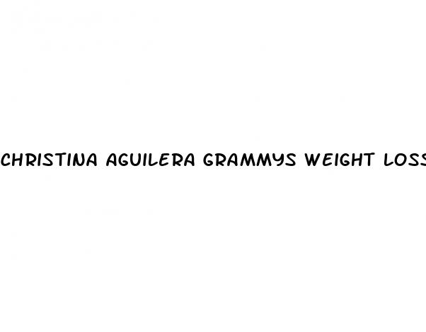 christina aguilera grammys weight loss
