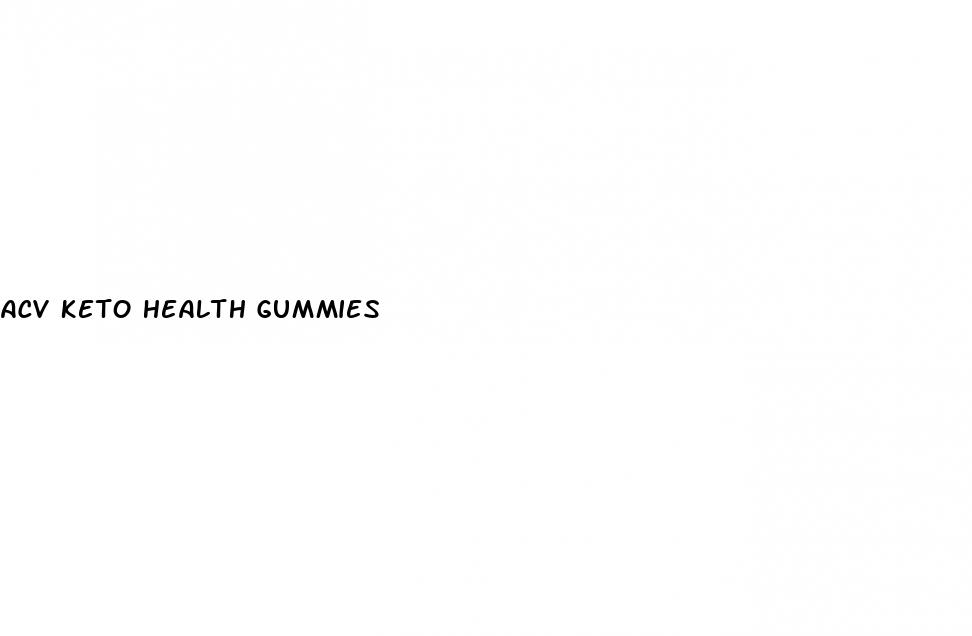 acv keto health gummies