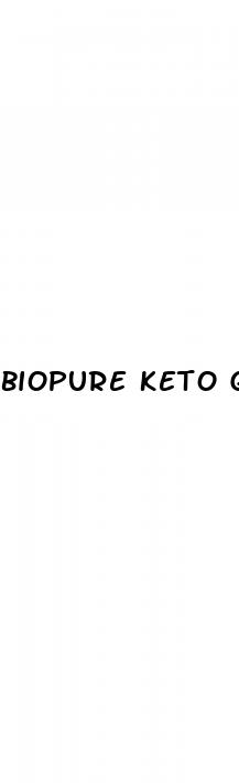 biopure keto gummies side effects