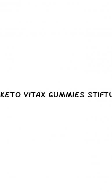 keto vitax gummies stiftung warentest bewertung