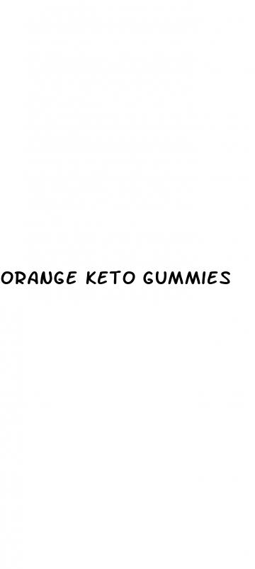 orange keto gummies