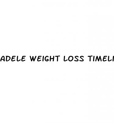 adele weight loss timeline