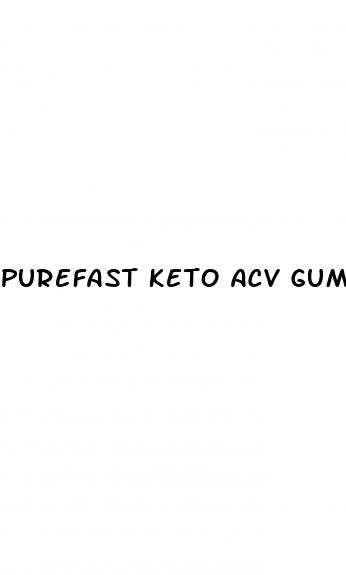purefast keto acv gummies