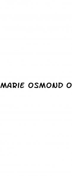 marie osmond on oprah weight loss