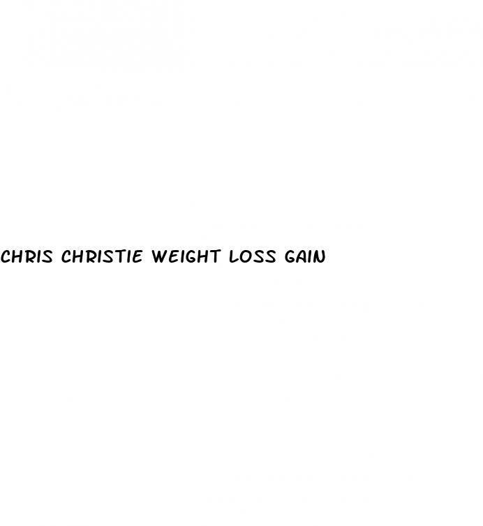 chris christie weight loss gain