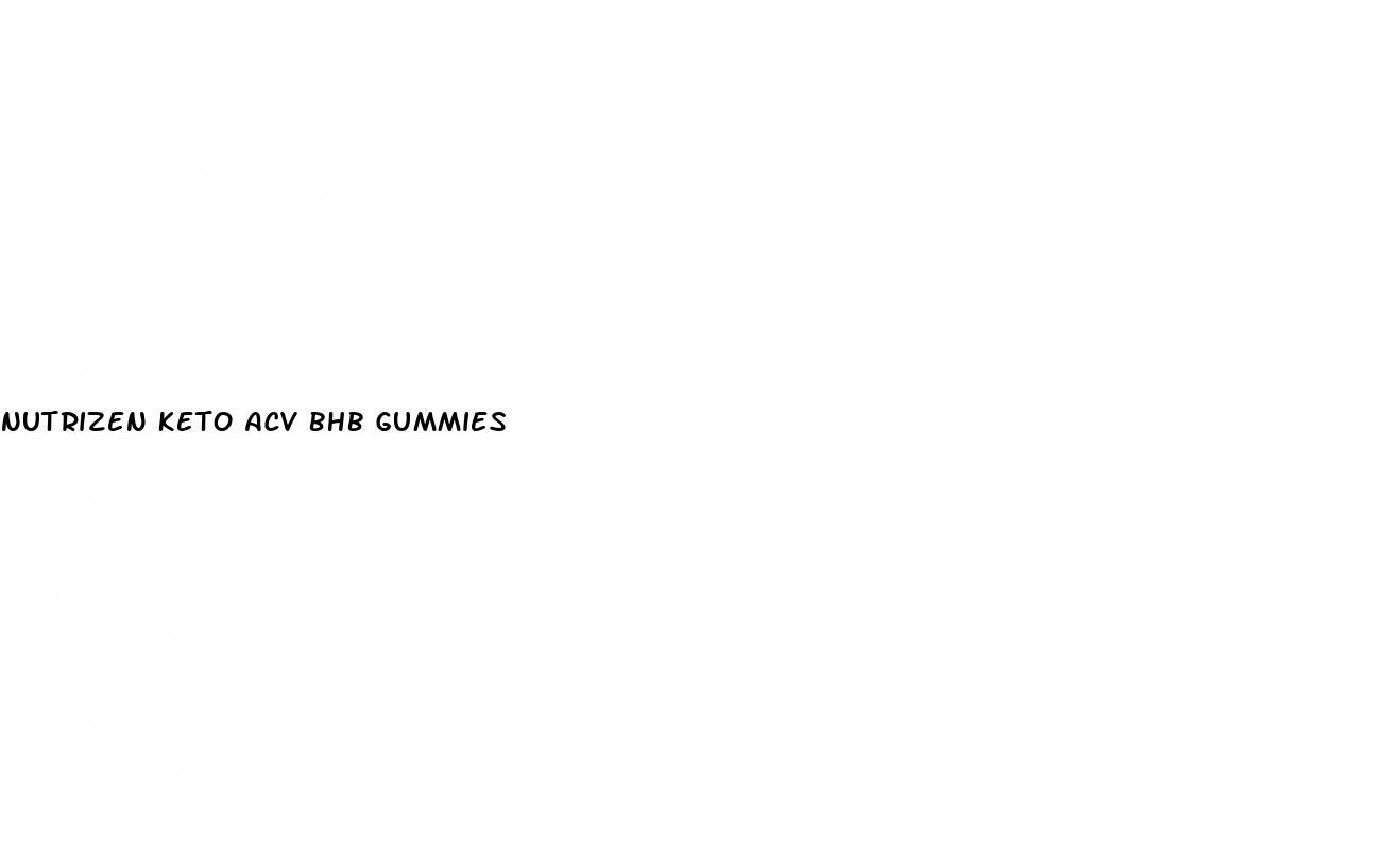 nutrizen keto acv bhb gummies